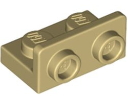 Bracket 1 x 2 - 1 x 2 Inverted, Tan (99780 / 6313611)