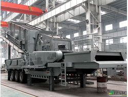 Мобильный дробильно-сортировочный комплекс с щековыми дробилками HX1349EW86