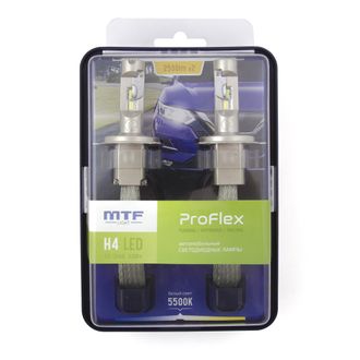 Светодиодные лампы Н4 ProFlex 5500К Холодный Белый свет 12-24V, MTF