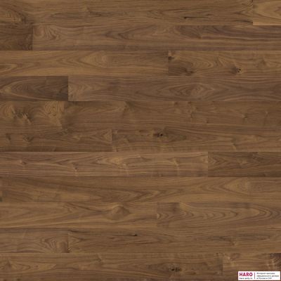 Декор паркетной доски Haro Орех Американский Маркант 1-пол, лак 529976 фронт