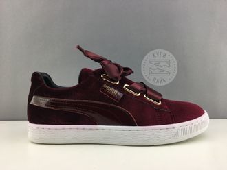 Puma Basket Heart Patent Бордовые (36-40) Арт. 233M-A