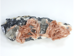 Церуссит кристаллы на породе, Марокко (75*35*20 мм, 97 г) №22197