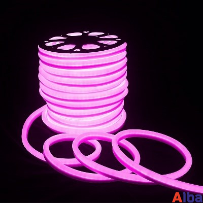 Гибкий неон Flex 220V Розовый