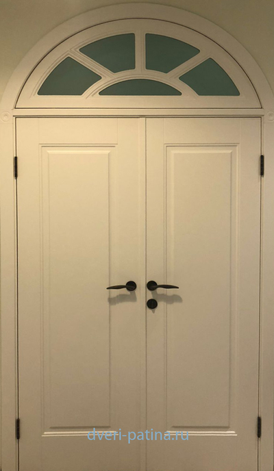 Двухстворчатая дверь К1 с фрамугой