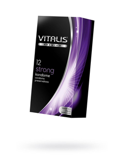 2650 Презервативы Vitalis, premium, ультрапрочные, 18 см, 5,3 см, 12 шт.