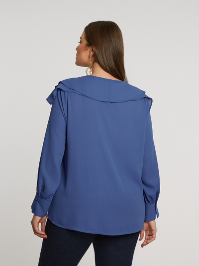 Женская блуза индиго