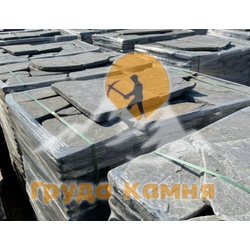 Камень плитняк синий галтованный
