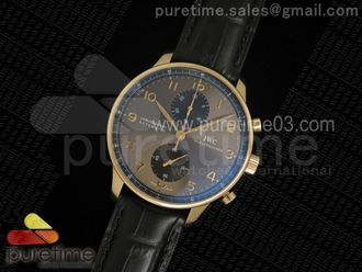Portuguese Chrono IW371482 ZF 11 Best Edition on Black Leather Strap