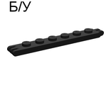 ! Б/У - Hinge Plate 1 x 6 with 2 and 3 Fingers On Ends, Black (4504) - Б/У