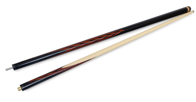 Кий / пирамида 2-pc "Шахматы" (черный граб, граб)