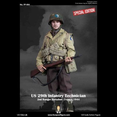 Капрал Тимоти Апхэм / рядовой Стэнли Меллиш ("Спасти рядового Райана") - Коллекционная ФИГУРКА 1/6  US 29th Infantry Technician Special Edition (FP004B) - Facepoolfigure