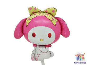 Шар фольга 80  см Куроми ( шар + гелий + лента)