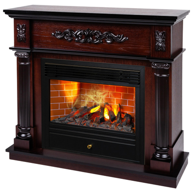 Электрический камин Silvia AO с очагом 3D Novara 26