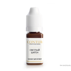 Пигмент для бровей Contur Светлый Шатен. Оригинальное качество. Доставка 2 дня. pm-shop24.ru
