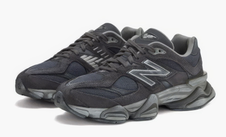 New Balance 9060 Magnet Black (Экозамша) фото