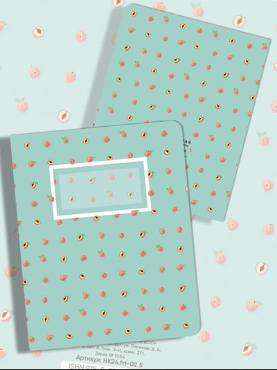 Тетради Милые Фрукты Sweet Fruit's 4 дизайна - 48 листов