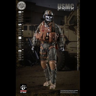 Спецназ морской пехоты США - Коллекционная ФИГУРКА 1/6 USMC SRT Marine Corps Special Response Team (KT-8005) - KING'S TOY