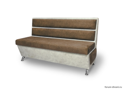 Кухонный ДИВАН "ФОРУМ-1МН", Коричневый/Слоновая кость