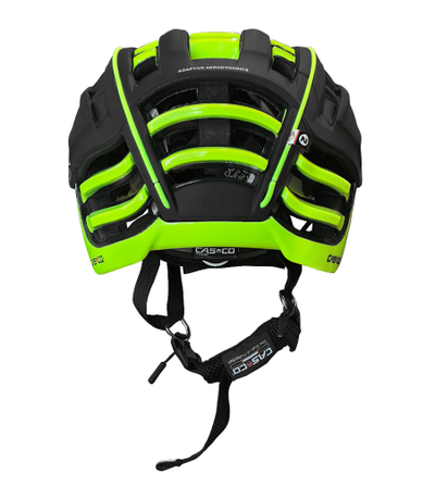 Велосипедный шлем CASCO SPEEDairo RS black-neon yellow с визором