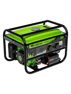 Генератор бензиновый БС-3500Э, 3.2 кВт, 230В, 4-х тактный, 15 л, электростартер Сибртех