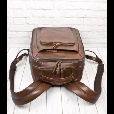 Кожаный рюкзак Montemoro Premium brown (арт. 3044-53)