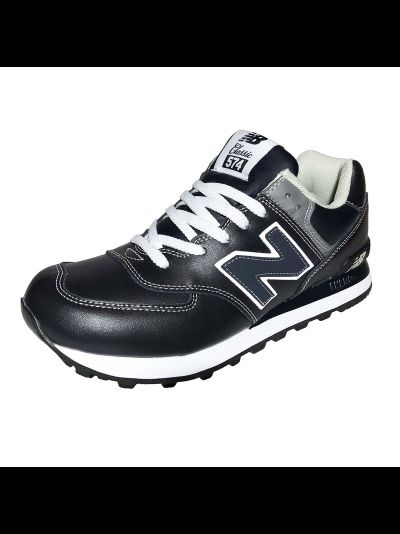 New Balance 574 Leather Stone Blue