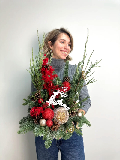 Новогодняя композиция № 1134