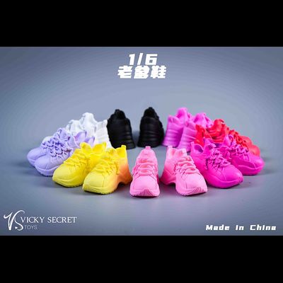 Женские кроссовки (белые) 1/6 Street shoes (21XG73B) - VSTOYS