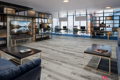 Кварцвиниловая плитка Damy Floor Family LVT Дуб Классический Серый T7020-2-LVT