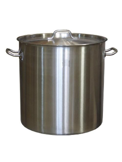 Котел 50 л. нерж. d=40 см. h=40 см. тройное дно с крышк. (индукция) MGsteel /1/