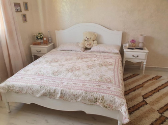 Кровать "Амелия" с каретной стяжкой