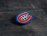 Деревянный значок Waf-Waf  Montreal Canadiens