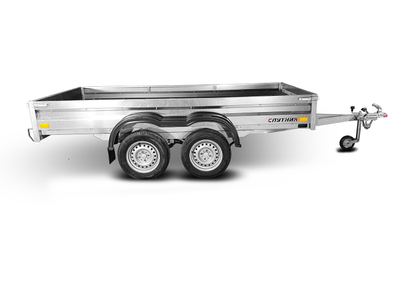 Прицеп «Спутник» (3200x1440x330) двухосный, оцинкованная рама, с силовым подрамником