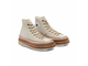 Зимние кеды Converse Chuck Taylor 70 на платформе белые