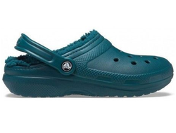 CROCS CLASSIC LINED CLOG УТЕПЛЕННЫЕ БИРЮЗОВЫЕ