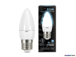 Gauss LED Candle 9.5w 840 E27