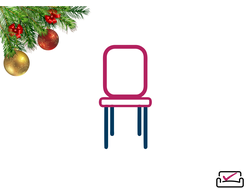 Чехлы на стулья и сиденье стула, на табуреты и пуфы