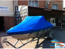 Тент для катера SILVER FOX 485 (с леером на носу)