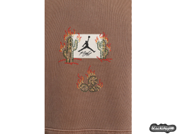 Толстовка Nike x Travis Scott Jordan Flight Graphic Hoodie Archaeo Brown (S, M, L, XL)