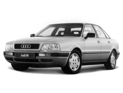 Автомобильные авточехлы для Audi 80 задняя спинка с литыми подголовниками