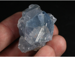 Целестин голубой, друза кристаллов, Мадагаскар (38*28*34 мм, 63 г) №37783