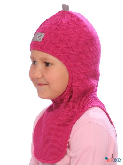 Шапка-шлем "Саша" 20201-02, цвет малиновый, р. 50-52