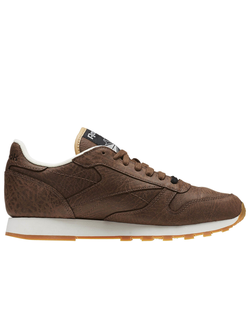 Кроссовки Reebok classic коричневые кожаные