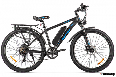 Электровелосипед INTRO Sport GT (Черно-синий)