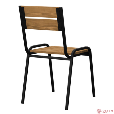 Стул уличный из реек сосны