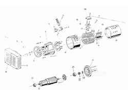 Тяговый электродвигатель ЕТ15/7,5/14 260017.00.00