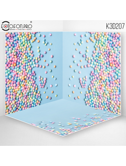 Фотофон 3D пазловый «Разноцветные шарики»