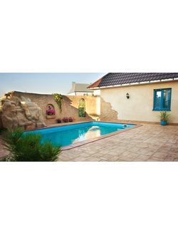 Композитный бассейн 6,5 х 3,67 х 1,4-1,65 "Бордо" Franmer