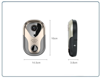 DE-WL1-NJ WiFi/LAN вызывная панель видеодомофона в помещение, интерком связь с активным подавлением шума, открытие замка через мобильное приложение с DVR, HD (163eye)