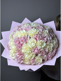 Букет WOW из 51 французской розы